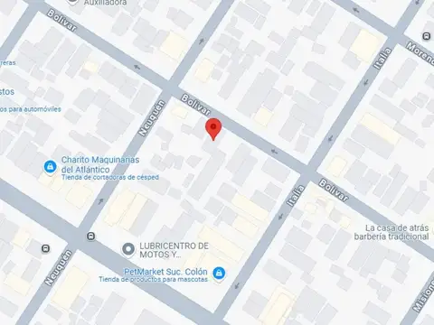 Bolívar e/ Neuquén y Italia