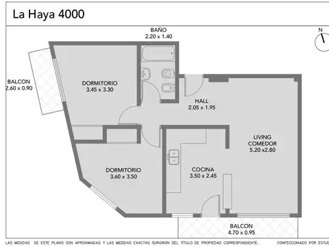 Departamento en Venta de 2 dormitorios