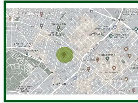 Terreno en Venta en Villa Crespo, USD 780.000