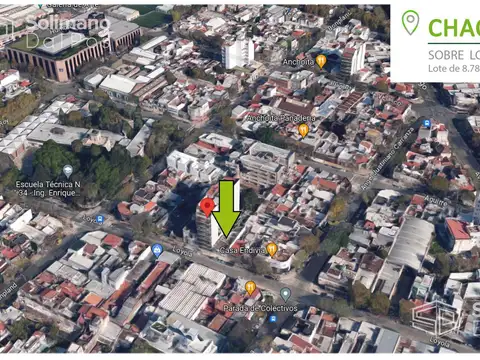 Terreno en Venta 8  mts Frente