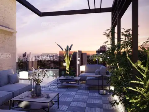 Departamento 2 ambientes con 2 baños