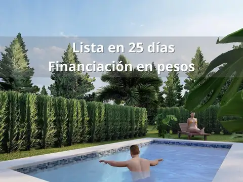 En Carlés Construcciones tenemos ¡Tu pileta  lista en 25 día