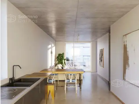 Departamento 3 ambientes con 1 baño