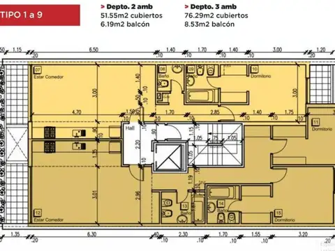Departamento 3 ambientes con 1 baño