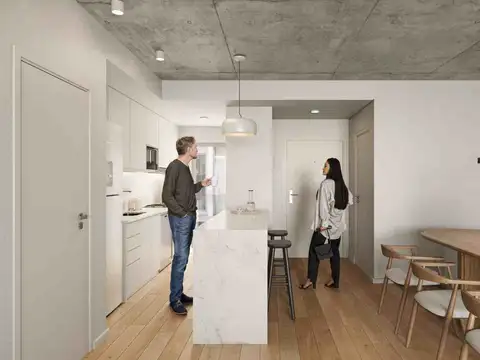 Departamento 3 ambientes con 2 baños