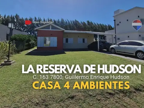 Venta Casa 4 ambientes Barrio La Reserva de Hudson