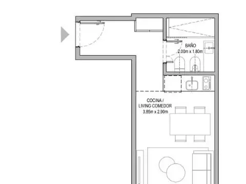 Departamento en  Palermo