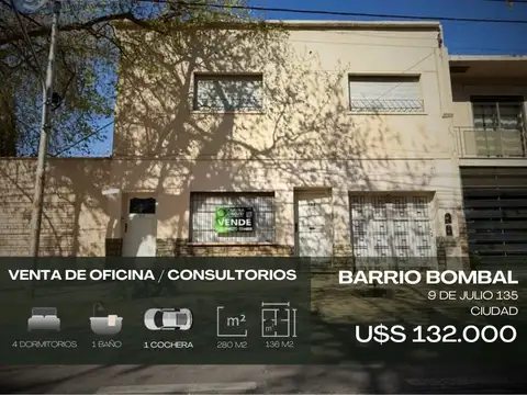 Oficina en venta ubicado en Bombal