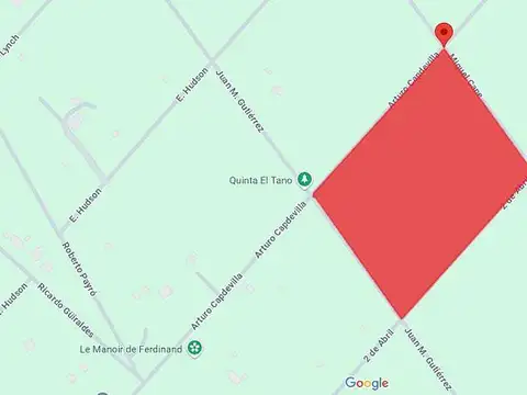 5 hectáreas en venta en Presidente Perón.