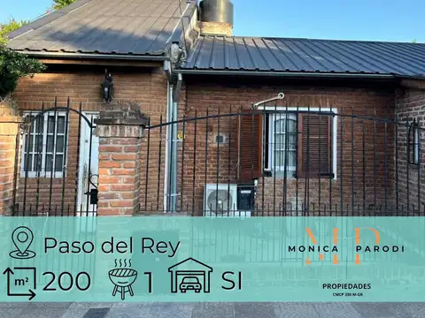 Casa en venta en Paso del Rey con garage y altillo