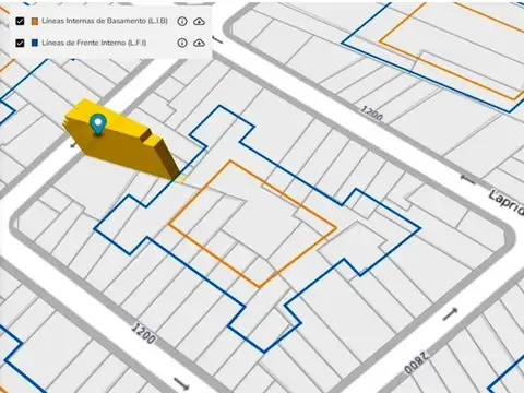 LOTE VENTA EN RECOLETA 1784m2 SUP. VENDIBLE