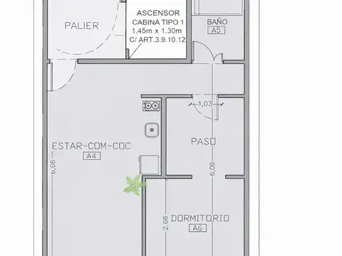 Departamento en Venta en Caballito, USD 112.500