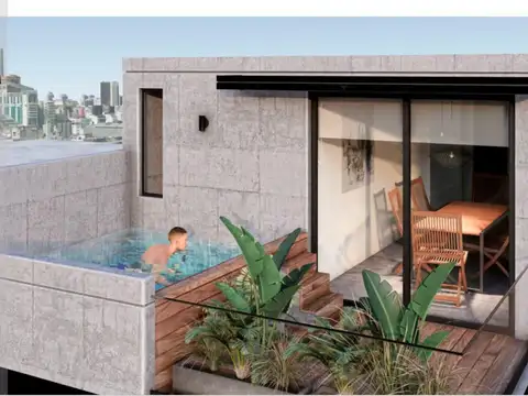 Departamento Monoambiente con 1 baño