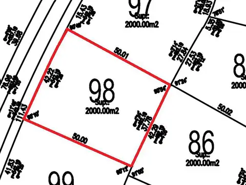 Terreno en Venta de 2000,0 m2