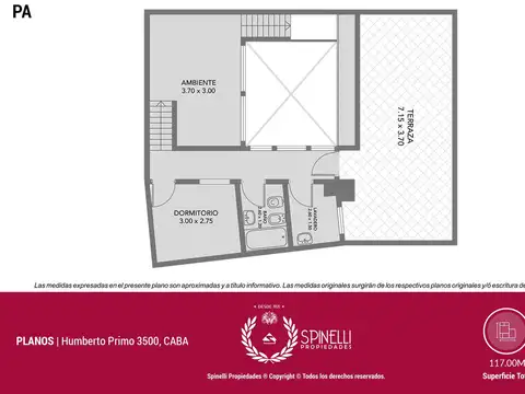 Depto Tipo Casa en Venta 5 años