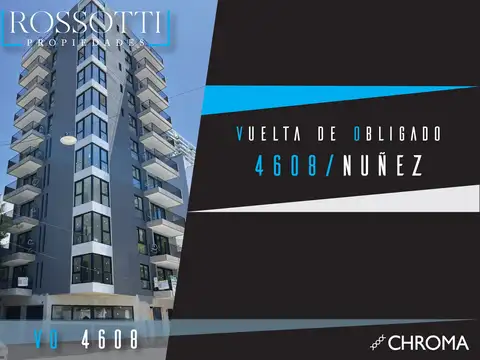 Vuelta de Obligado 4608 - Exc. depto. de 2 amb. c/ balcón al frente