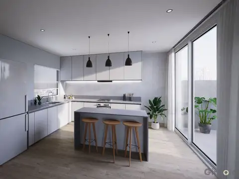 Venta departamento 2 ambientes en Caballito Balcon a estrenar en pozo