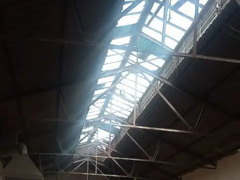 Galpón y 5 dptos. en block