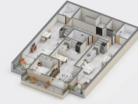 Departamento en Venta de Monoambiente