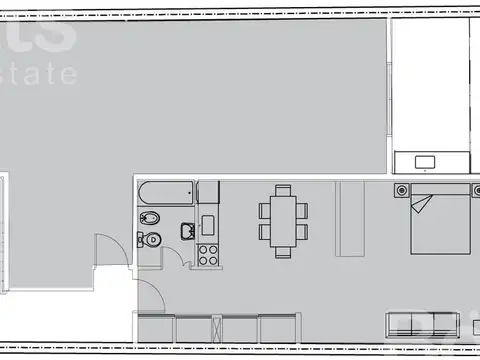 Departamento en Venta de Monoambiente