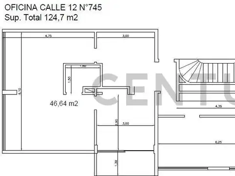 ALQUILER OFICINA 12 Y 47