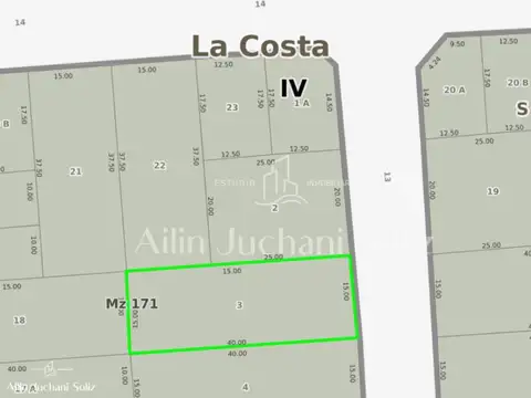 Terreno en Venta en Las Toninas, USD 24.000