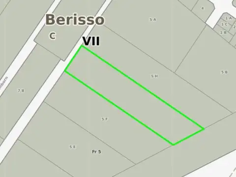 Terreno en Venta en Berisso, USD 21.000