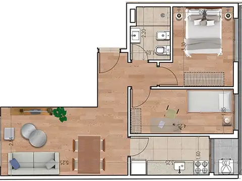 Depto Tipo Casa en Venta en Centro , USD 159.900
