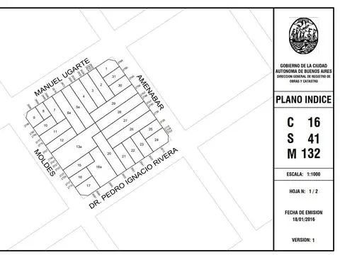 Moldes 2715 Belgrano Lote 8.66x17 en Venta a Desarrollar