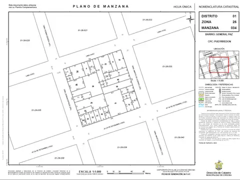 Hermoso Terreno en Bº General Paz