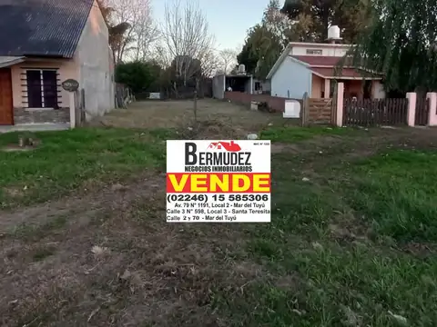 Venta Lote Sobre Avenida 58 Entre 13 Y 13 Bis Mar Del Tuyú