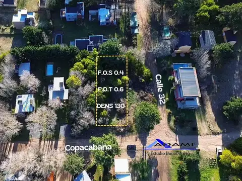 Terreno en Venta, FOS 0,4