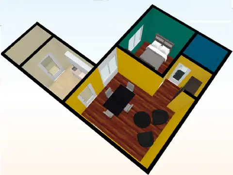 Departamento en Venta de 2 ambientes