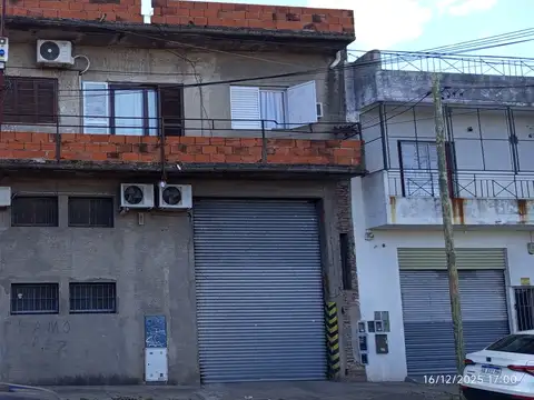 GALPON 270 M2 + DEPARTAMENTO DE 3 AMBIENTES EN 1ª PISO 130 M2