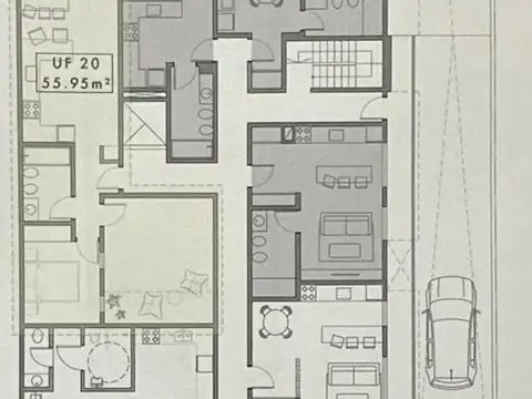 Departamento en Venta de 1 dormitorio
