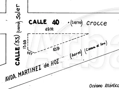 Terreno en Venta de 336,0 m2