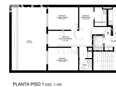 Oficina en Venta en Abasto, USD 135.300