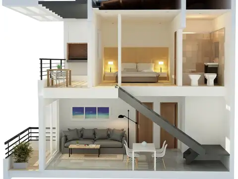 Departamento en Venta de 1 dormitorio