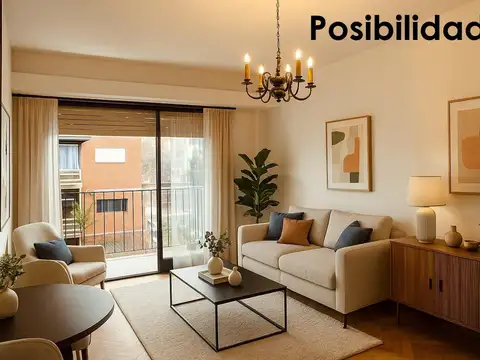 Depto 3 amb, lumin, frente, Palermo Hollywood