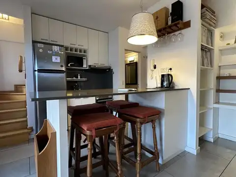Departamento 2 ambientes con 2 baños