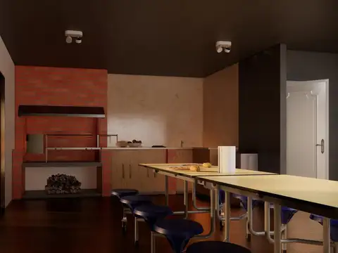 Departamento Monoambiente con 1 baño