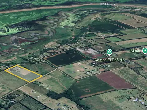 Campo con Casa en Baradero en venta amoblada y equipada