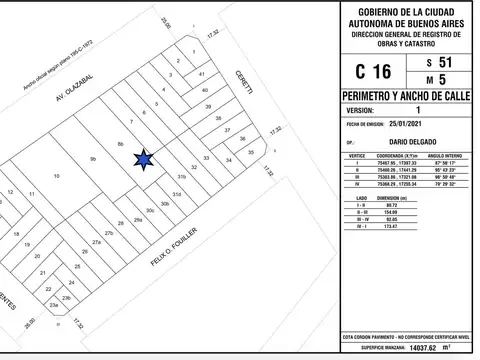 Terreno en Venta de 1002,0 m2