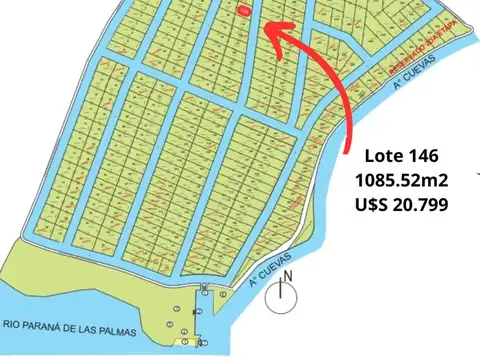 Terreno en Venta en Islas, USD 20.799