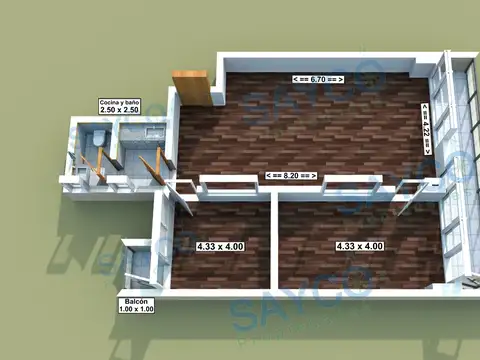 Oficina en Venta en Tribunales, USD 86.000