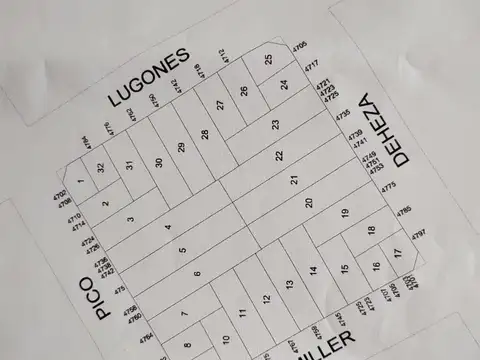 Venta Terreno en barrio Saavedra