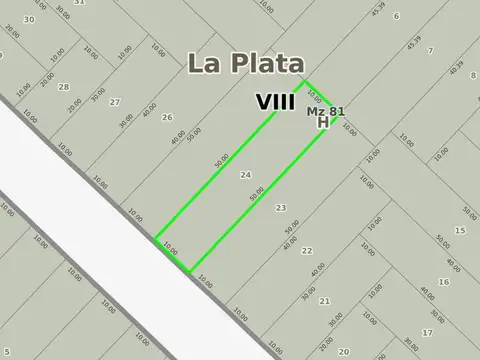 Terreno en Venta de 450,0 m2