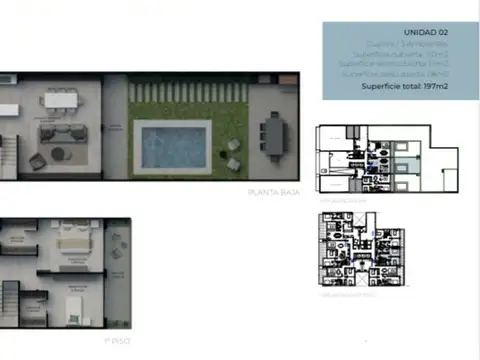 Departamento en Venta de 3 ambientes