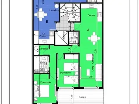 Departamento en Venta de Monoambiente