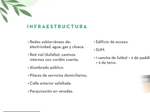 Lote venta de 657 m2 en La Estela Pilar